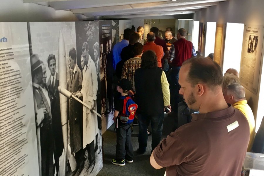 Besucherandrang im Hermann-Oberth-Raumfahrt-Museum